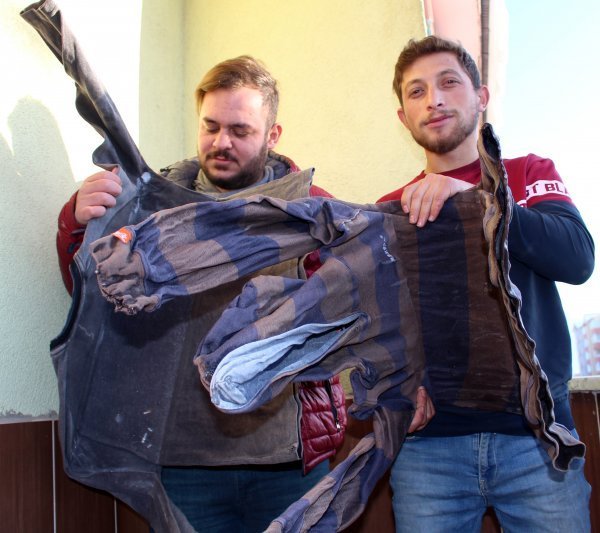 Erzurum'da -12 derecede hayat dondu 