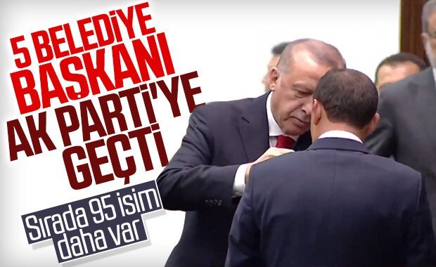 5 belediye başkanı AK Parti’ye geçti