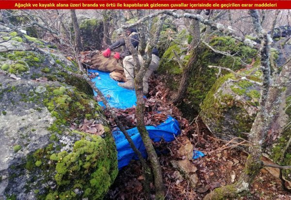 Diyarbakır'da PKK'ya ağır darbe: 2 ton esrar 