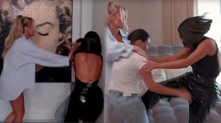 Kardashian kardeşler birbirlerine girdiler